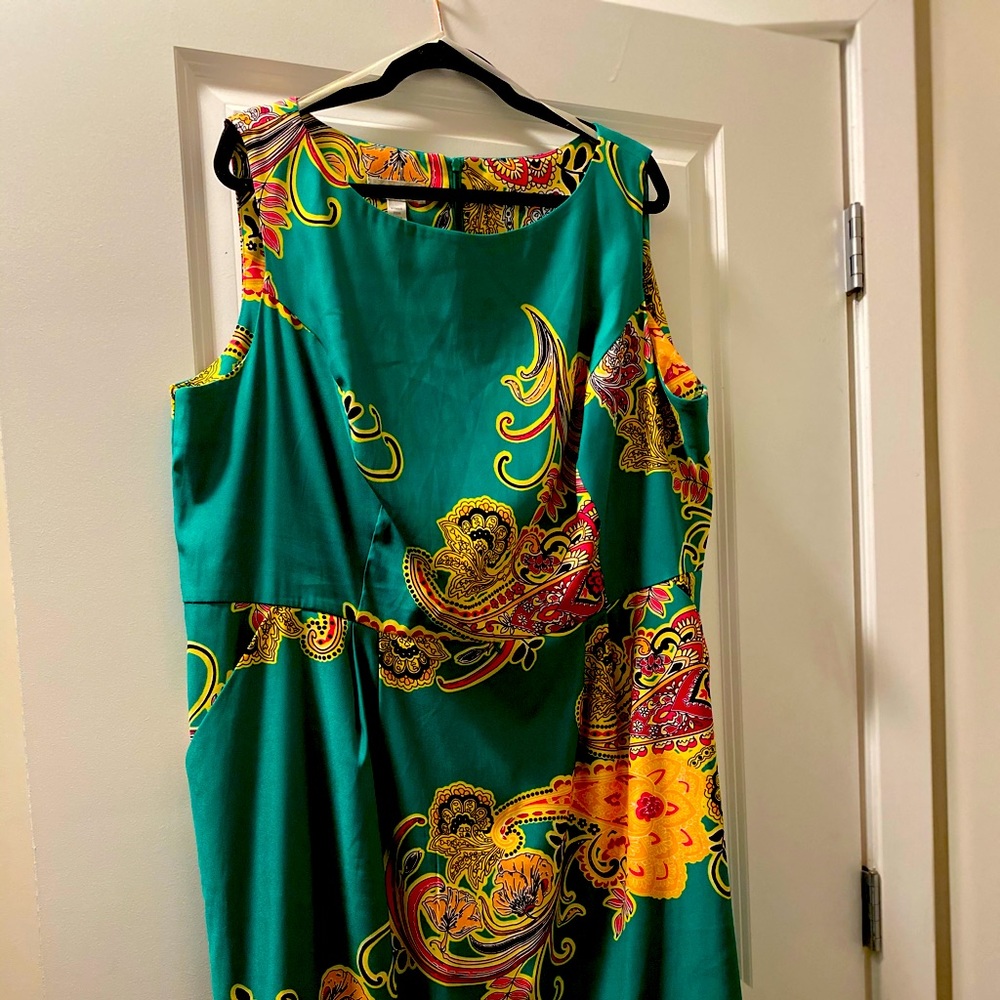 Multicolored Sheath Dress